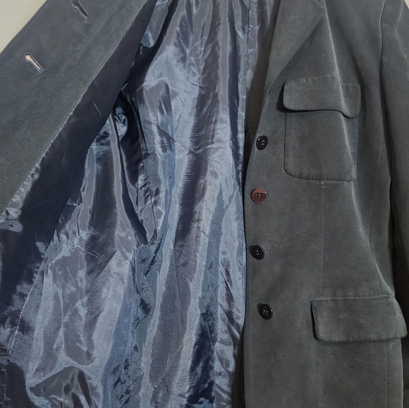 Vintage CHAUS 100% Silk Black Utility Blazer Lined Jacket Women’s Size 6 - Picture 4 of 8